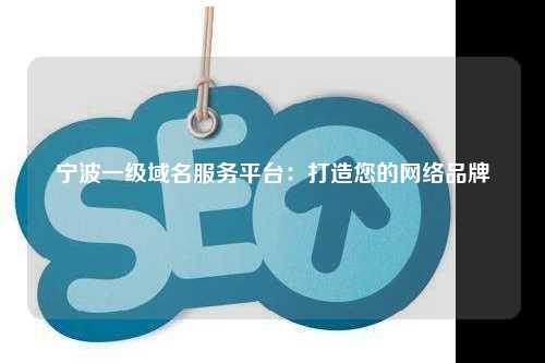 宁波一级域名服务平台：打造您的网络品牌